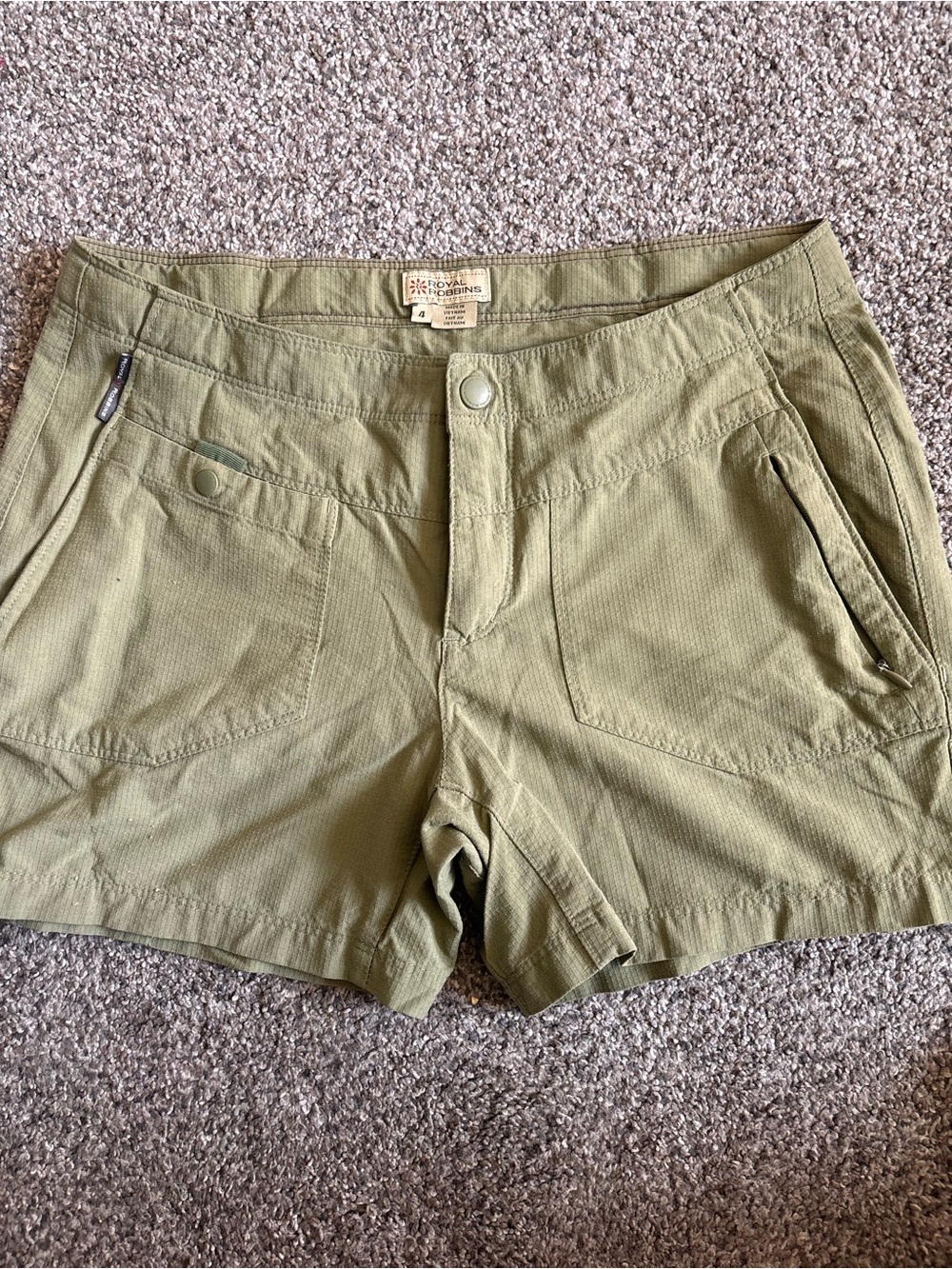 Royal Robbins Olive Utility Women's Shorts